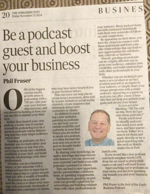 Be a podcast guest